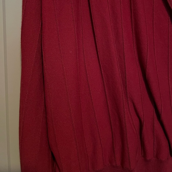 Prologue red faux wrap top - Picture 2 of 6